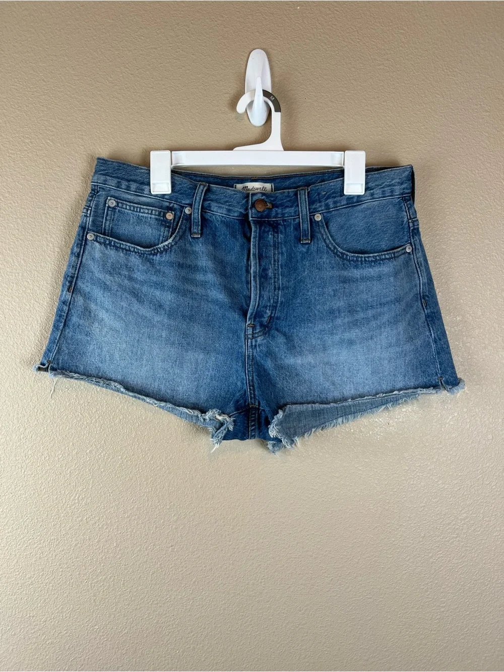 madewell relaxed denim shorts